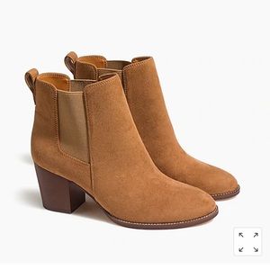 J. Crew Rory Microsuede Heeled Boots SZ 6